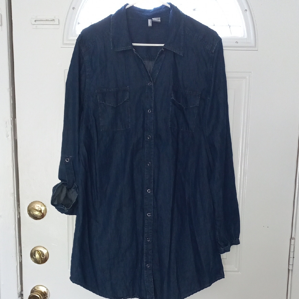 New Directions Dark Blue Mini Dress
